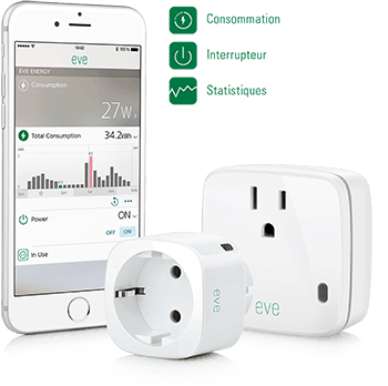 Test Prise connectée Eve Energy : le courant passe avec Apple