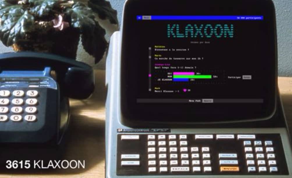 Klaxoon Minitel