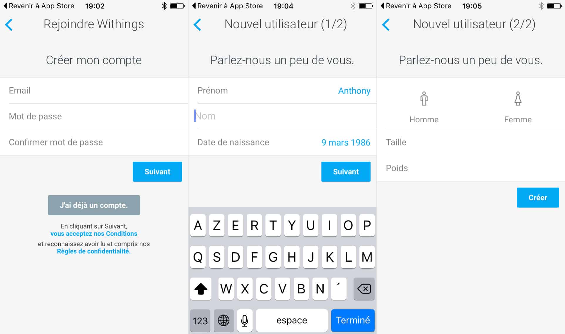 installation Withings Activité Pop