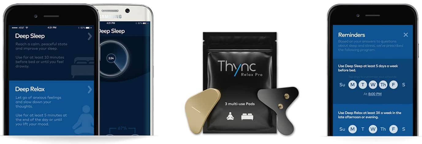 L'application Thync Relax pro