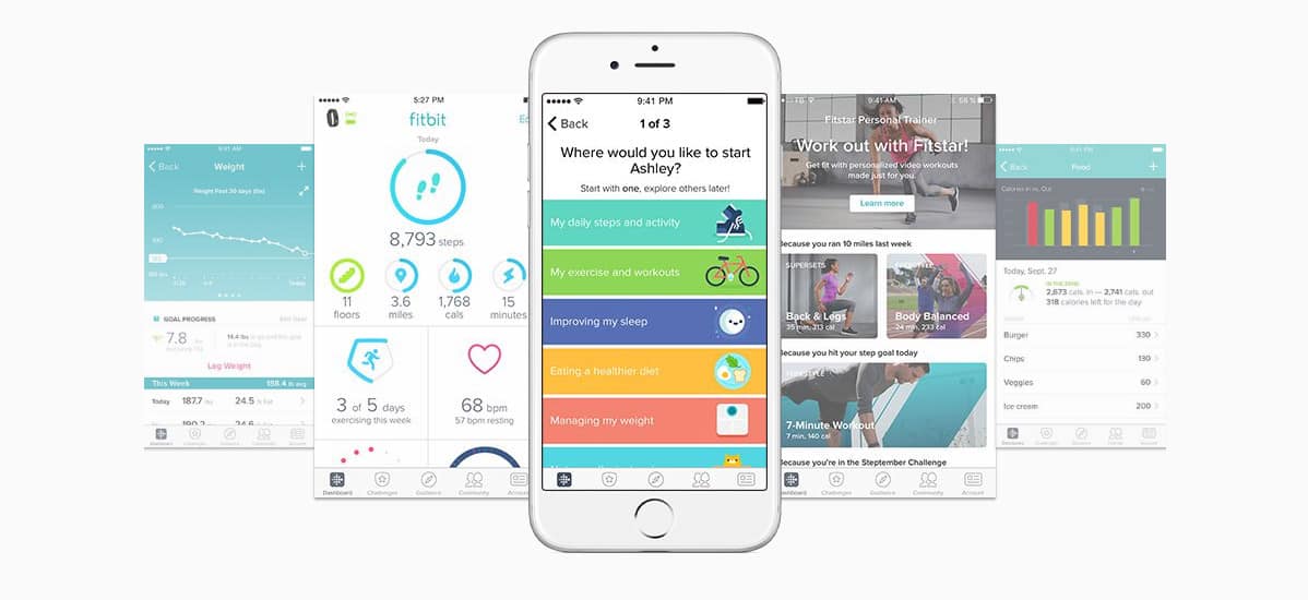 Application mobile Fitbit