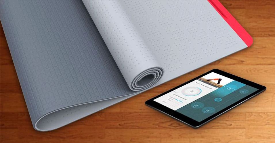 SmartMat,  un tapis de Yoga connecté, coach personnel