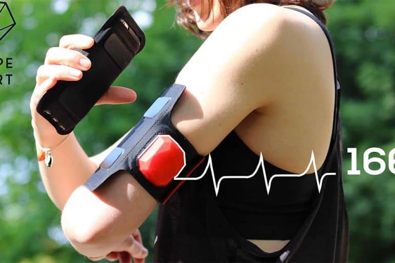 Shapeheart, le brassard connecté équipé d'un capteur de fréquence cardiaque