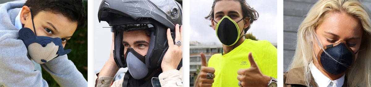 Les modèles de Mask, le masque anti-pollution