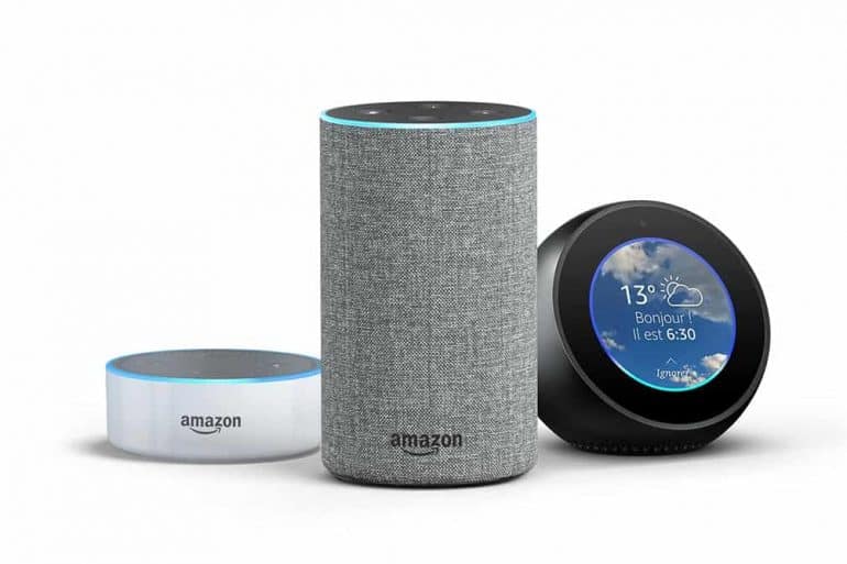 La gamme d'enceintes connectées Echo d'Amazon débarquent en France