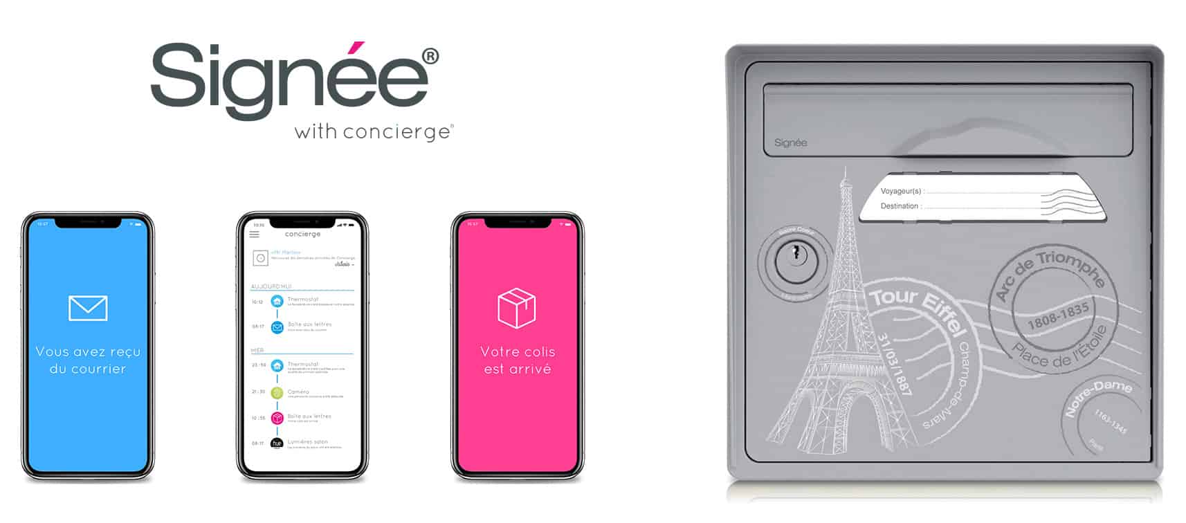 Signée with Concierge : la boîte aux lettres connectée made in France