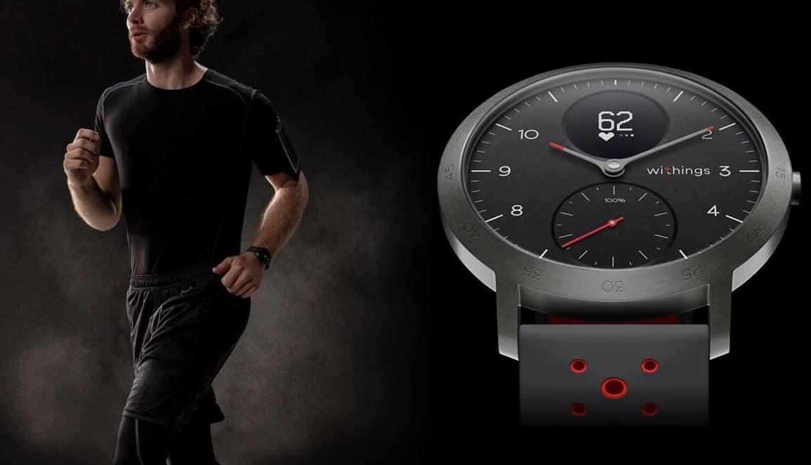 Montre connectée hybride Withings Steel HR Sport