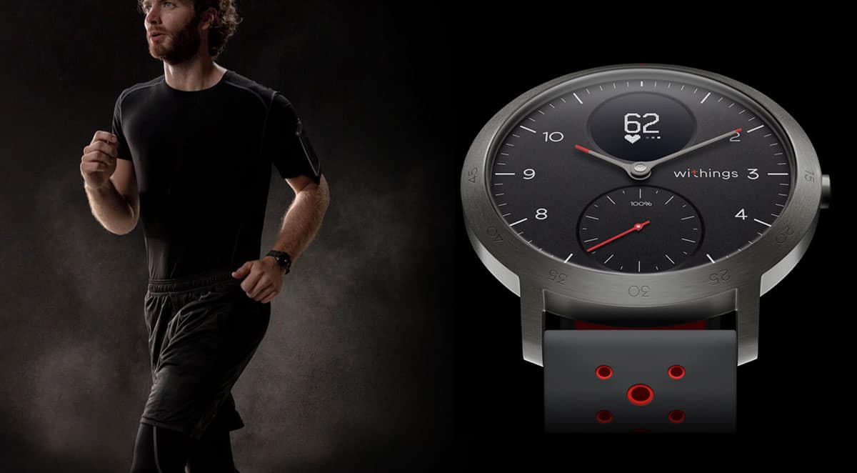 Montre connectée hybride Withings Steel HR Sport