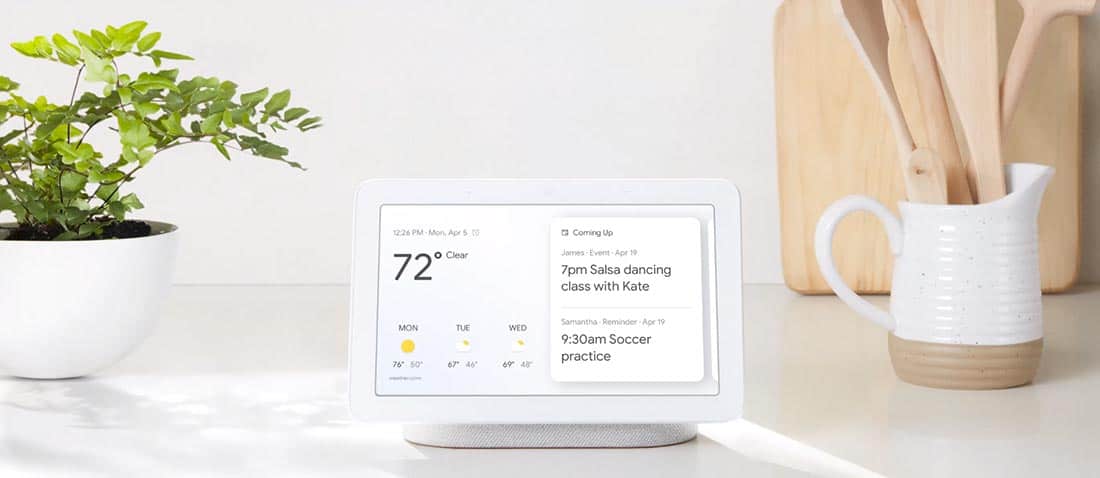 Le Home Hub, l'écran connecté de Google