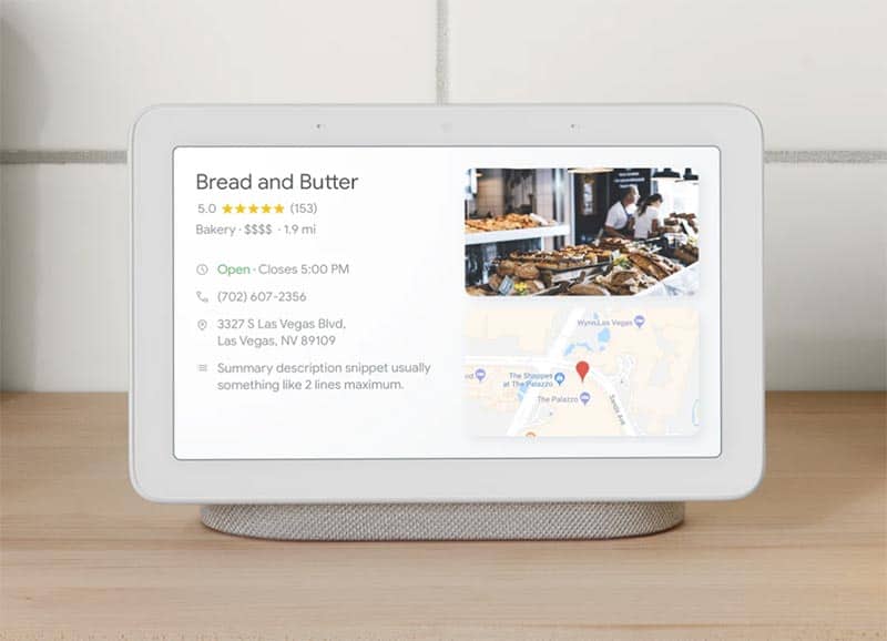 Le Google Home Hub