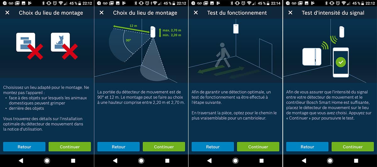 Installation détecteurs pour le kit sécurité Bosch Smart Home