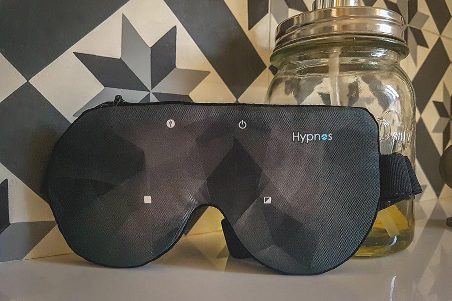 Test du masque d'hypnose connecté Hypnos