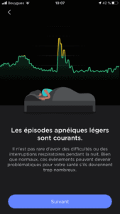 L'apnée peut être courante - Withings Sleep Analyzer