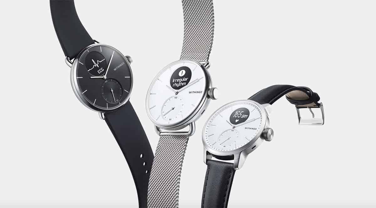 Montre santé WITHINGS Scanwatch noir 42mm