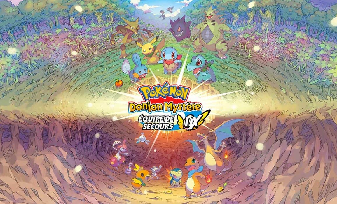 Test du jeu Pokémon Donjon Mystère : Équipe de Secours DX réalisé sous Nintendo Switch