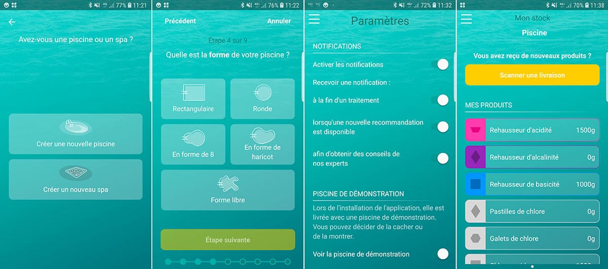 L'application mobile Iopool