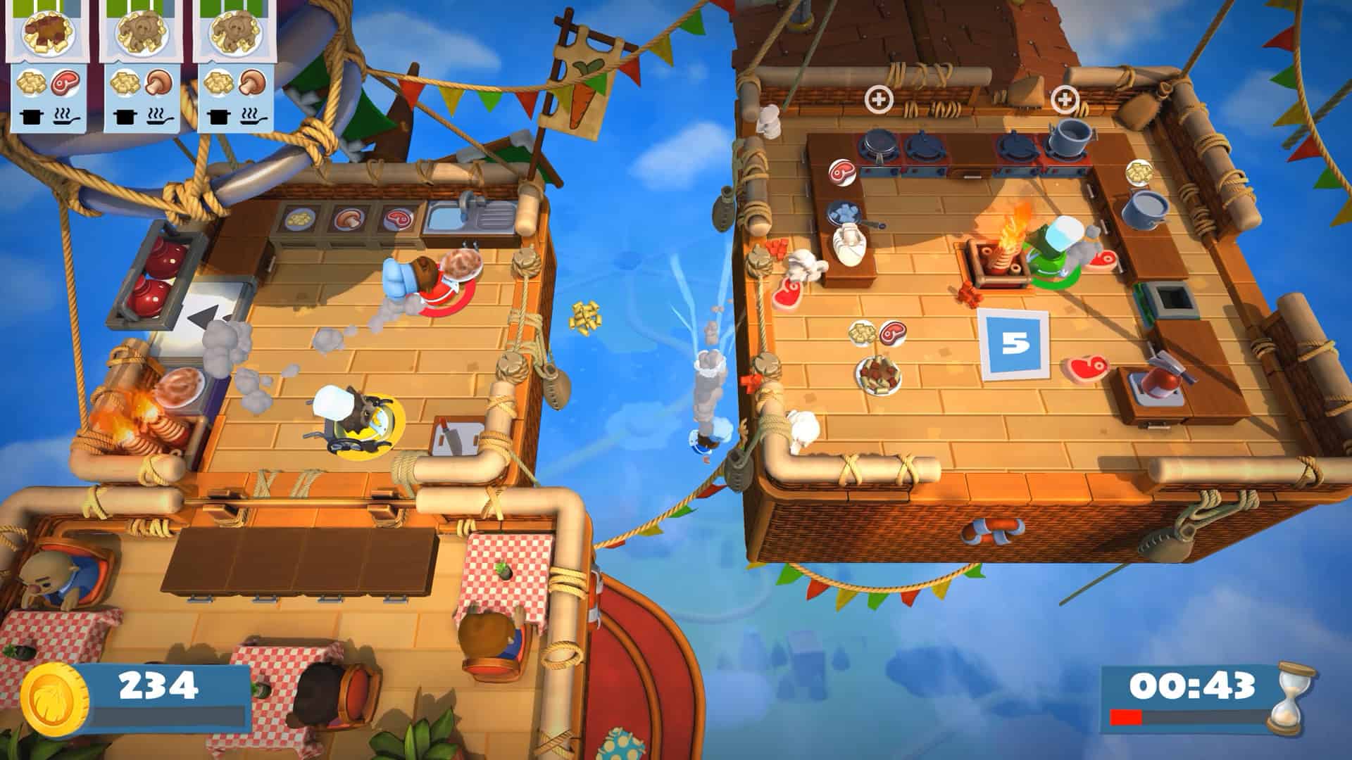 Test du jeu Overcooked 2 réalisé sur Nintendo Switch