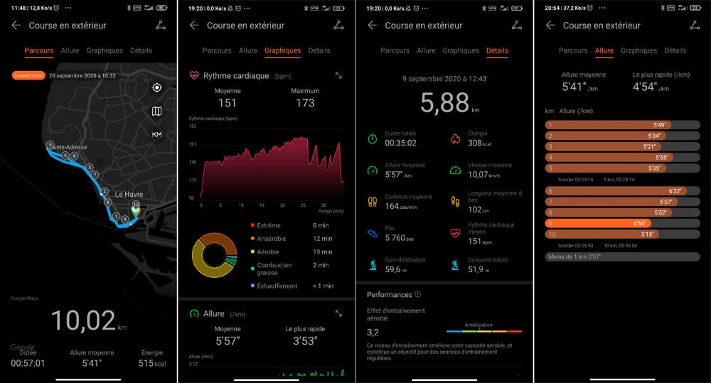 L'application mobile Huawei Health de la MagicWatch 2