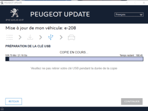 Peugeot Update - Préparation Clé USB