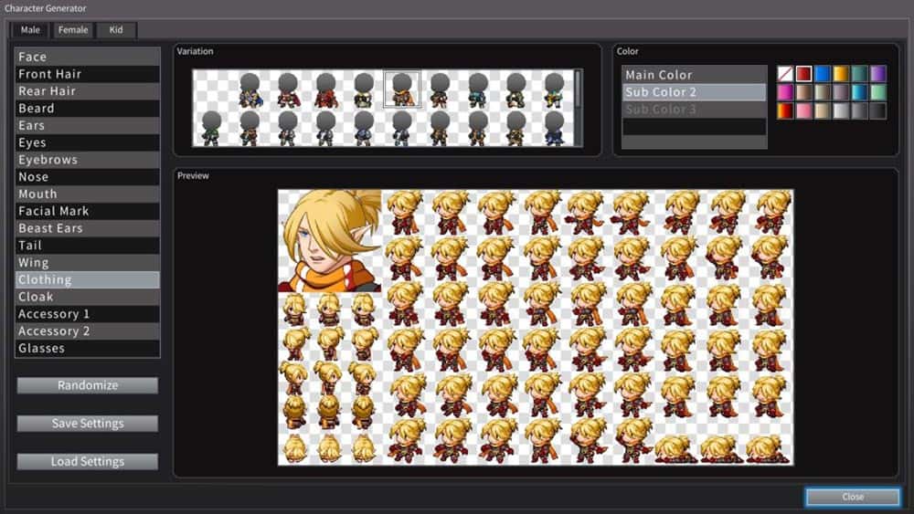 Test de RPG Maker sur Nintendo Switch