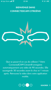 Citroën ConnectedCAM - En cas d'accident