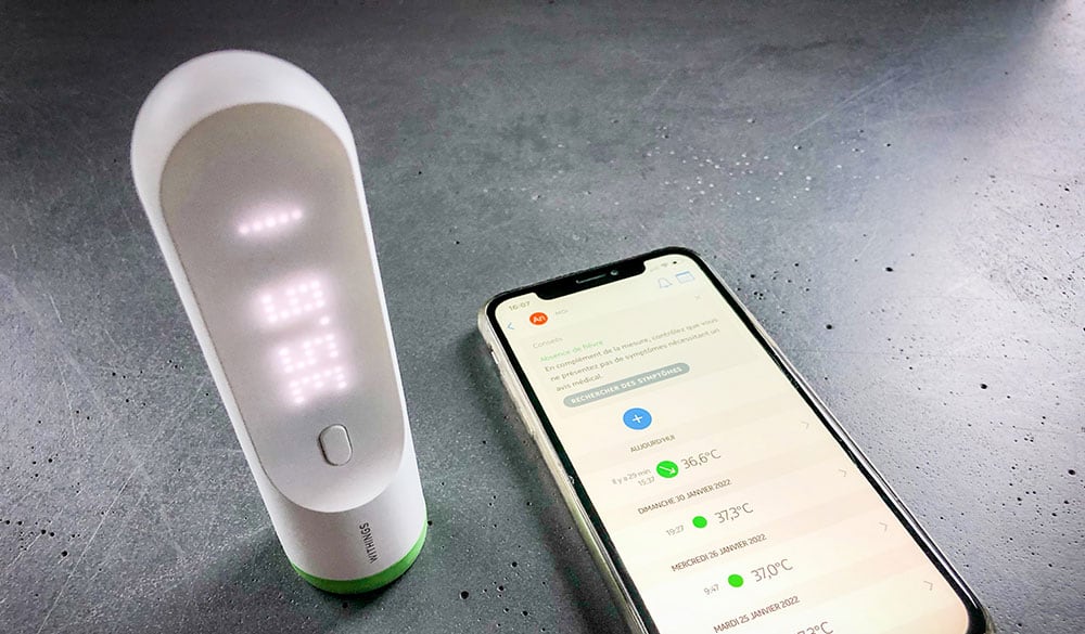 Test du thermomètre connecté Withings Thermo