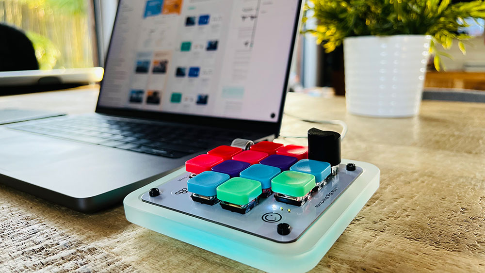 Test du clavier Figma Creator Micro propulsé par Work Louder