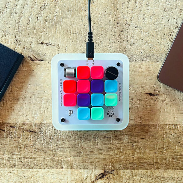 Test du macro pad Figma Creator Micro propulsé par Work Louder