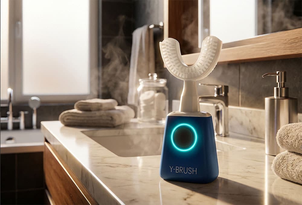Y-Brush Halo : la brosse à dents connectée qui détecte plus de 300 pathologies grâce à un nez électronique
