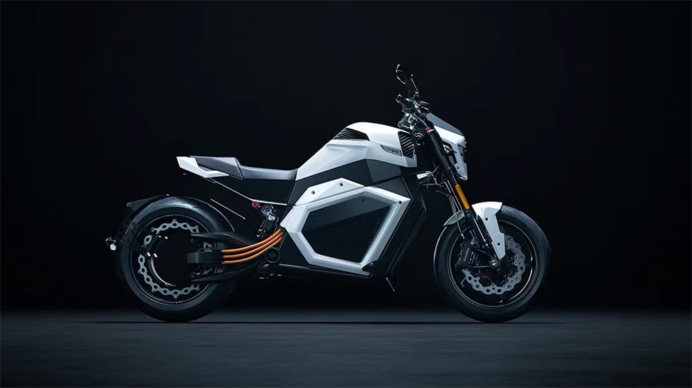 Verge TS Pro : la moto électrique à batterie solide et roue arrière sans moyeu