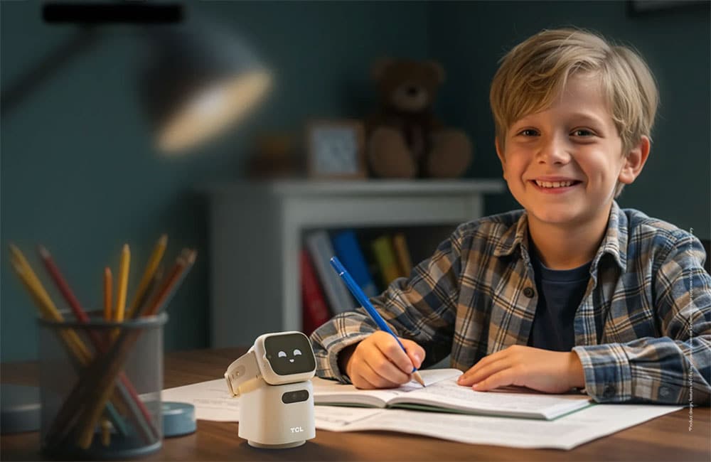 TCL Tbot, le compagnon de bureau IA qui transforme la montre connectée pour enfants en robot intelligent