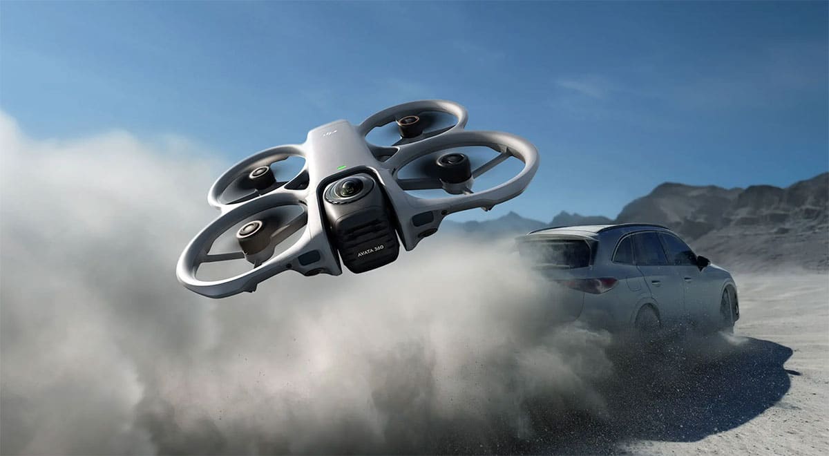 DJI Avata 360 : drone FPV 8K 360° avec double capteur 1 pouce, annoncé le 26 mars 2026