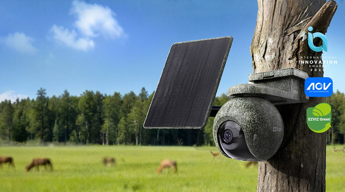 EZVIZ EB8 Pro Ranger caméra surveillance solaire 4G extérieur 4K