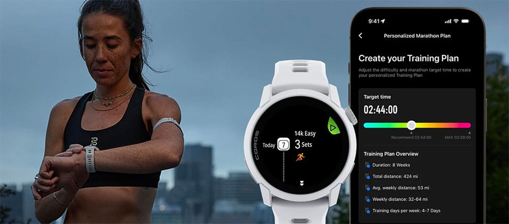 COROS déploie sa mise à jour Spring 2026 avec Pace Strategy et Hill Alerts : coaching d'allure et alertes de dénivelé en temps réel, gratuitement sur les montres existantes.