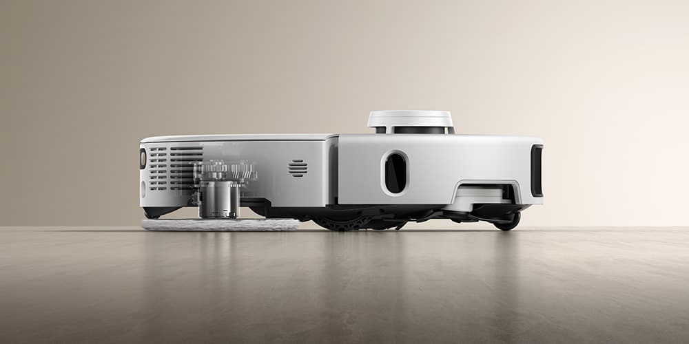 Doubles serpillières rotatives 260 tr/min avec pression 12 N du MOVA P70 Pro Ultra