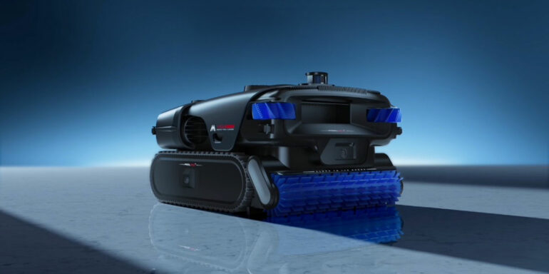 MOVA Rover X10, robot piscine connecté avec cartographie LDS sous-marine AquaScan 360°