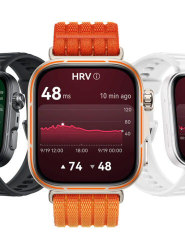 Huawei Watch Fit 5 Pro montre connectée titane écran AMOLED