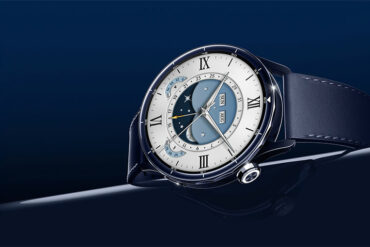 Xiaomi Watch S5 46 mm avec bracelet en cuir véritable bleu bicolore