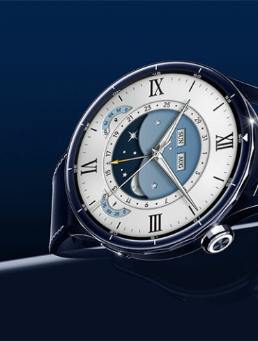 Xiaomi Watch S5 46 mm avec bracelet en cuir véritable bleu bicolore