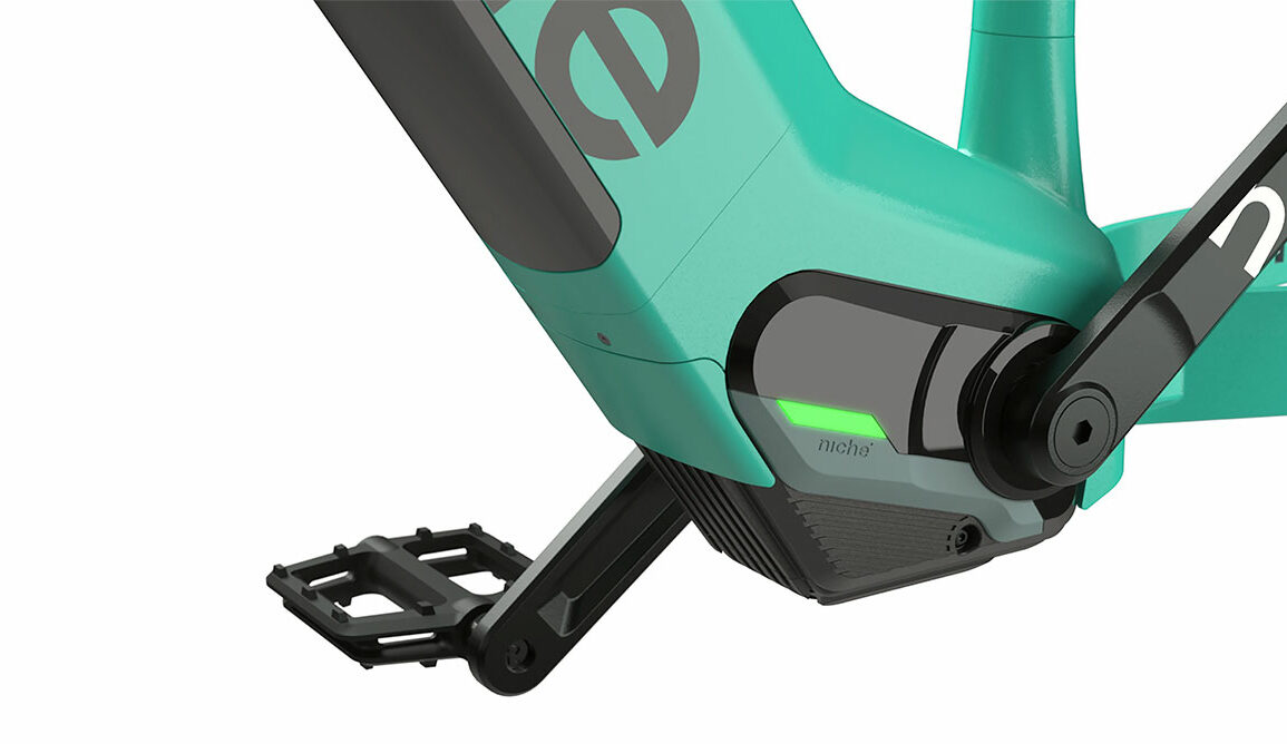 Moteur ADTS de Niche Mobility intégré sur un vélo électrique