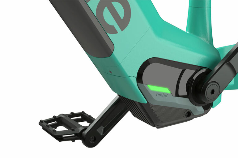 Moteur ADTS de Niche Mobility intégré sur un vélo électrique
