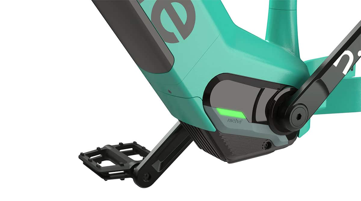 Moteur ADTS de Niche Mobility intégré sur un vélo électrique