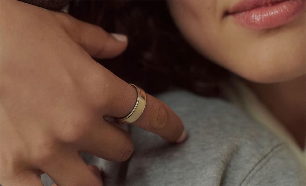 Oura Ring 5, bague connectée en titane, nouvelle génération plus fine