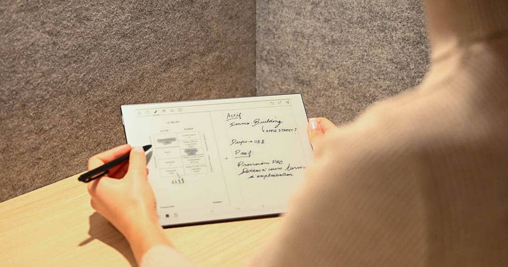Paperslate Pro, bloc-notes numérique français à écran e-ink