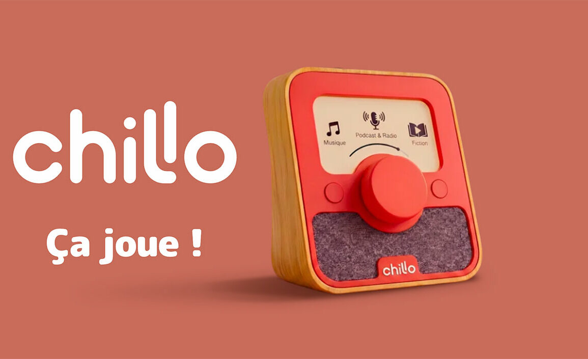 Chillo, la radio connectée française coloris terracotta