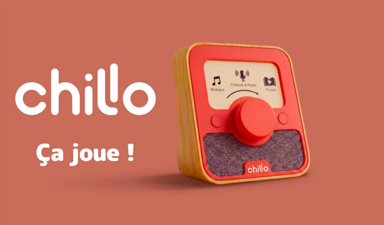 Chillo, la radio connectée française coloris terracotta