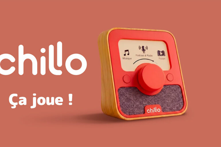 Chillo, la radio connectée française coloris terracotta