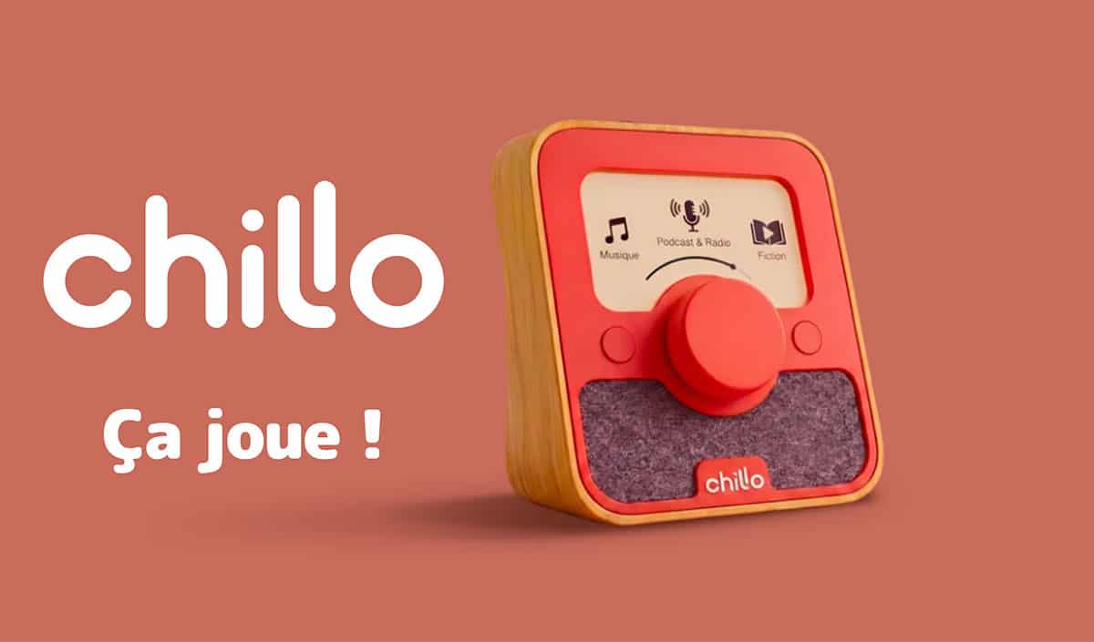 Chillo, la radio connectée française coloris terracotta