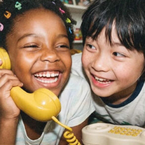 Combiné, le téléphone sans écran pour enfant, coloris jaune
