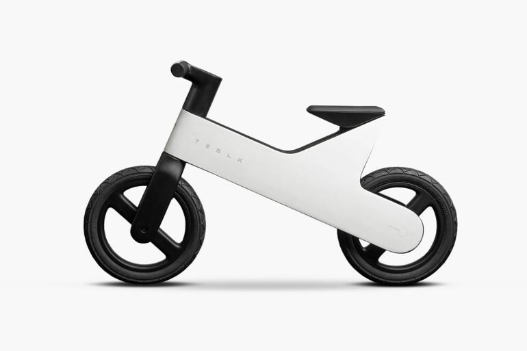Tesla Balance Bike, la draisienne pour enfant au design Cybertruck